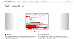 Desktop Screenshot of mairlist.com