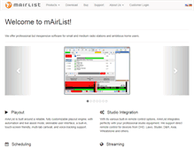 Tablet Screenshot of mairlist.com